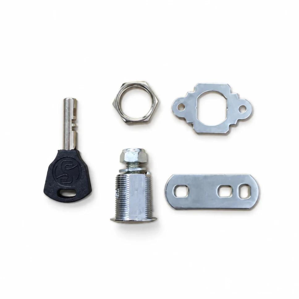 [SEG-004] Chapa Media Luna con Llave Diferente